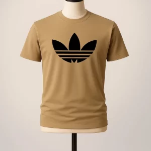 Camiseta Hombre Logo Estilo Adidas Trefoil – Casual y Moderna (3 Colores)