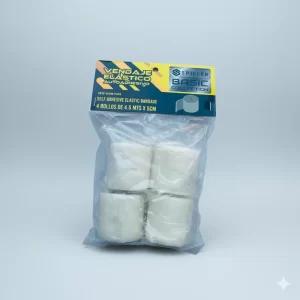 Vendaje Elástico Autoadhesivo Spieler – Pack de 4 Rollos de 4.5 m x 5 cm