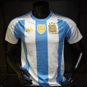 ¡Liquidación! Camiseta Argentina Blanca y Celeste – Réplica Campeón 3 Estrellas