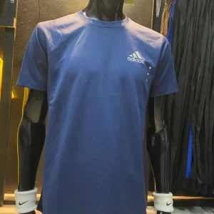 Camiseta Original Adidas Hombre • Azul Técnico • Detalles Reflectantes • ¡Liquidación Limitada!