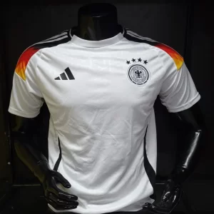 ¡Liquidación! Camiseta Alemania Blanca – Réplica Campeona 4 Estrellas