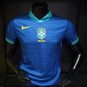 ¡Liquidación! Camiseta Brasil Azul – Réplica Clásica CBF 5 Estrellas